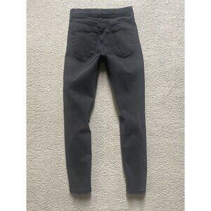 Topshop Jeans Women's Black Jamie Distressed Denim Size W26L30